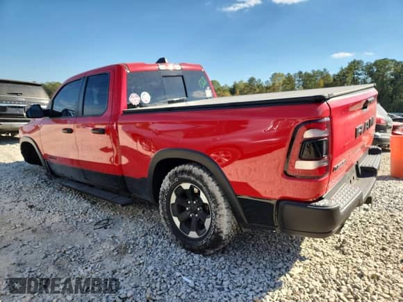 2021 Ram 1500 Rebel z VIN 1C6SRFET5MN627264, wystawiony jako Copart lot #86267315 z przebiegiem 56 225 mil mil oraz Szkoda całkowita • Salvage title. Historia ofert i sprzedaży dostępna na DreamBid. Obrazek 2.