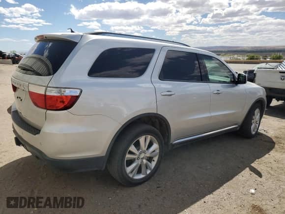 2012 Dodge Durango Crew with VIN 1C4SDJDTXCC253062, listed as a Copart auction lot 53529435 with 120,260 mi miles and Clean title. Bid and sale history available at DreamBid. Image 3.