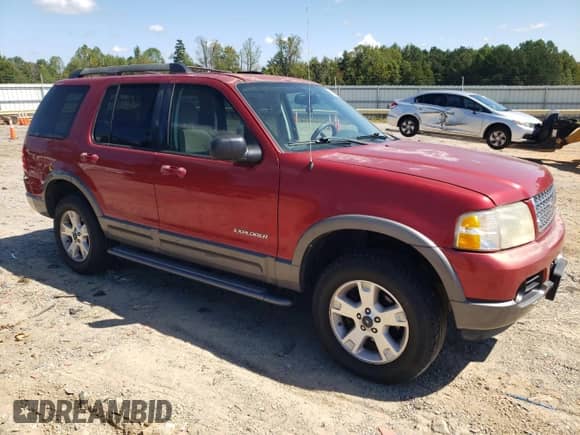 2005 Ford Explorer XLT with VIN 1FMZU73W85UB12612, listed as a Copart auction lot 80882455 with 214,409 mi miles and Salvage title. Bid and sale history available at DreamBid. Image 4.