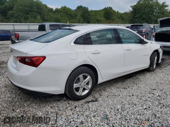 2022 Chevrolet Malibu LS с VIN 1G1ZC5ST3NF186858, выставлен на аукционе Copart как лот 70927725 с пробегом 34 483 миль миль и Списание • Salvage title. История ставок и продаж доступна на DreamBid. Изображение 3.