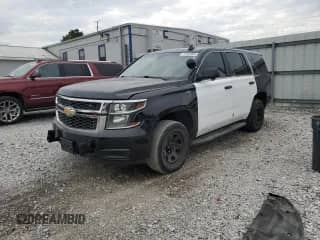 2018 Chevrolet Tahoe Commercial with VIN 1GNLCDEC1JR283172, listed as a Copart auction lot 71791985 with 173,795 mi miles and Salvage title. Bid and sale history available at DreamBid. Image 1.