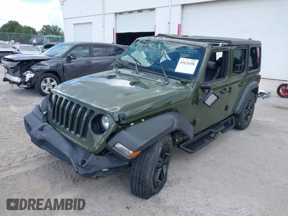 2022 Jeep Wrangler Unlimited Willys с VIN 1C4HJXDN6NW163657, выставлен на аукционе IAAI как лот 43121456 с пробегом 15 852 миль миль и . История ставок и продаж доступна на DreamBid. Изображение 2.