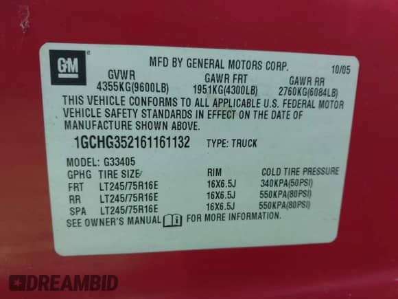 2006 Chevrolet City Express Cargo с VIN 1GCHG352161161132, выставлен на аукционе IAAI как лот 43068324 с пробегом 275 611 миль миль и . История ставок и продаж доступна на DreamBid. Изображение 9.