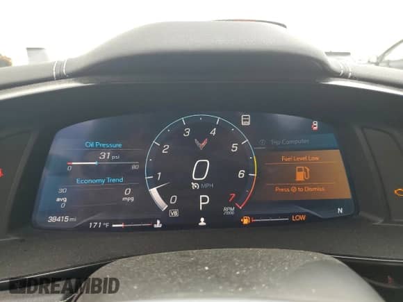 2021 Chevrolet Corvette 2LT с VIN 1G1YB3D48M5124739, выставлен на аукционе Copart как лот 65192324 с пробегом 38 415 миль миль и Чистый • Clean title. История ставок и продаж доступна на DreamBid. Изображение 9.