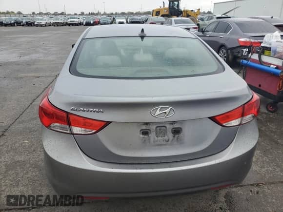 2013 Hyundai Elantra GLS with VIN KMHDH4AE2DU713214, listed as a Copart auction lot 86102825 with Not provided miles and Salvage title. Bid and sale history available at DreamBid. Image 6.