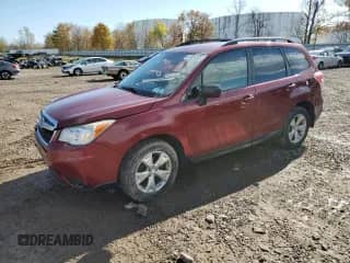 2015 Subaru Forester 2.5i z VIN JF2SJABC2FH536866, wystawiony jako Copart lot #87367695 z przebiegiem 109 309 mil mil oraz Szkoda całkowita • Salvage title. Historia ofert i sprzedaży dostępna na DreamBid. Obrazek 1.