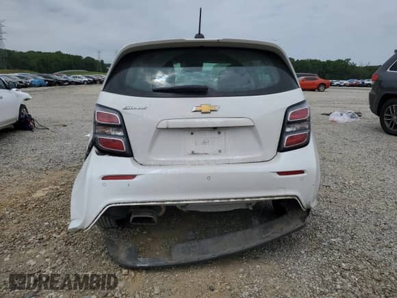 2019 Chevrolet Sonic LT with VIN 1G1JG6SB2K4121411, listed as a Copart auction lot 58266335 with 83,659 mi miles and Salvage title. Bid and sale history available at DreamBid. Image 6.