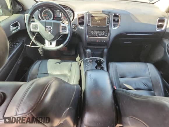 2013 Dodge Durango Crew with VIN 1C4RDJDG7DC666625, listed as a Copart auction lot 86482635 with 115,047 mi miles and Salvage title. Bid and sale history available at DreamBid. Image 8.