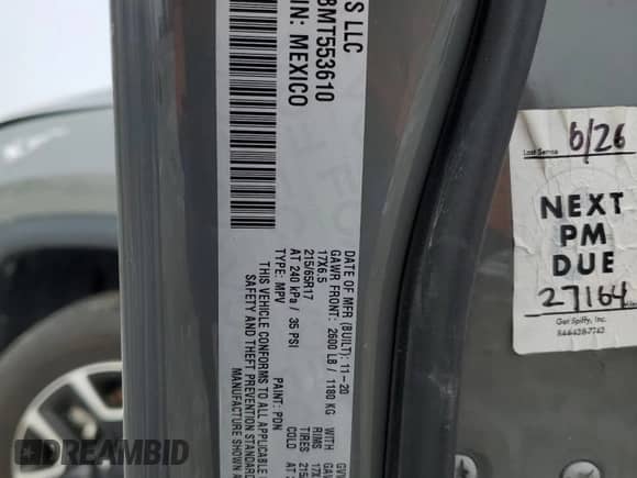 2021 Jeep Compass Trailhawk with VIN 3C4NJDDB8MT553610, listed as a Copart auction lot 45709735 with 96,602 mi miles and Salvage title. Bid and sale history available at DreamBid. Image 15.