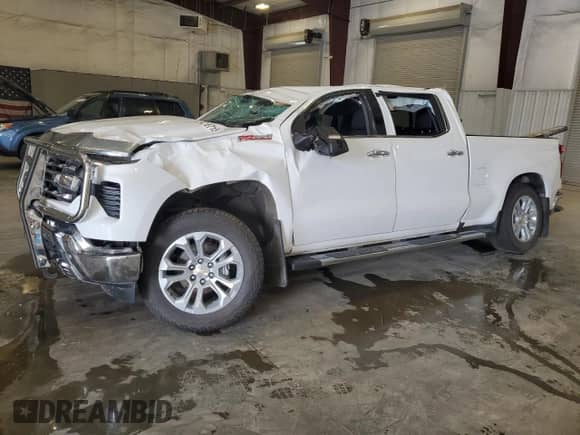2025 Chevrolet Silverado 1500 with VIN 3GCUKGED5SG218756, listed as a Copart auction lot 58218715 with Not provided miles and Salvage title. Bid and sale history available at DreamBid. Image 1.