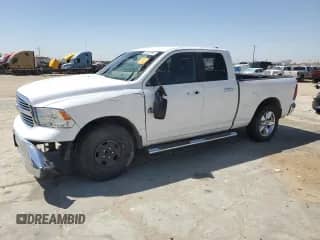 2014 Ram 1500 Big Horn z VIN 1C6RR6GG9ES180116, wystawiony jako Copart lot #53519765 z przebiegiem 89 802 mil mil oraz Szkoda całkowita • Salvage title. Historia ofert i sprzedaży dostępna na DreamBid. Obrazek 1.
