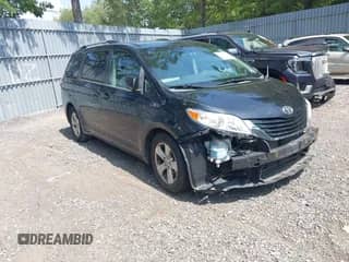 2015 Toyota Sienna LE AAS with VIN 5TDKK3DC2FS589471, listed as a IAAI auction lot 42867927 with 156,259 mi miles and . Bid and sale history available at DreamBid. Image 1.