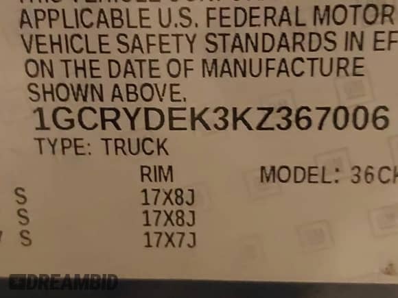 2019 Chevrolet Silverado 1500 LT с VIN 1GCRYDEK3KZ367006, выставлен на аукционе IAAI как лот 41431373 с пробегом 78 265 миль миль и . История ставок и продаж доступна на DreamBid. Изображение 9.