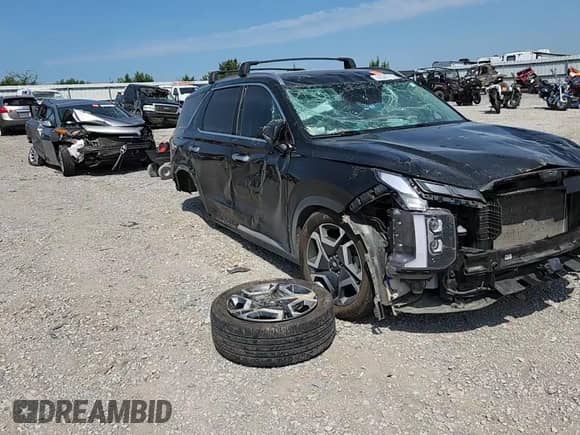 2023 Hyundai Palisade Limited with VIN KM8R54GE1PU508302, listed as a Copart auction lot 68349115 with Not provided miles and Salvage title. Bid and sale history available at DreamBid. Image 14.