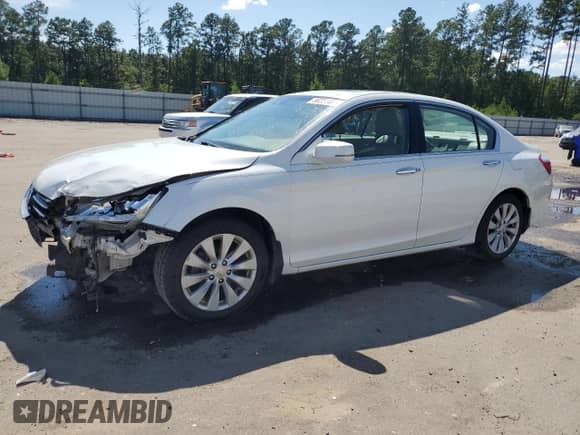 2014 Honda Accord EX-L with VIN 1HGCR3F80EA039501, listed as a Copart auction lot 80221405 with 150,686 mi miles and Clean title. Bid and sale history available at DreamBid. Image 1.