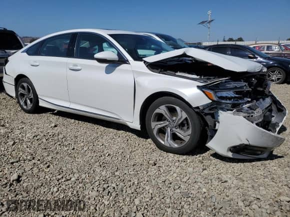 2020 Honda Accord EX-L с VIN 1HGCV1F54LA115742, выставлен на аукционе Copart как лот 84469505 с пробегом 52 979 миль миль и Списание • Salvage title. История ставок и продаж доступна на DreamBid. Изображение 4.