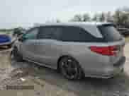 2021 Honda Odyssey Elite with VIN 5FNRL6H94MB011787, listed as a Copart auction lot 54613905 with 198,661 mi miles and Salvage title. Bid and sale history available at DreamBid. Image 2.