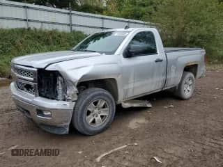 2014 Chevrolet Silverado 1500 LT with VIN 1GCNKREH3EZ389786, listed as a Copart auction lot 73458684 with 214,859 mi miles and Clean title. Bid and sale history available at DreamBid. Image 1.