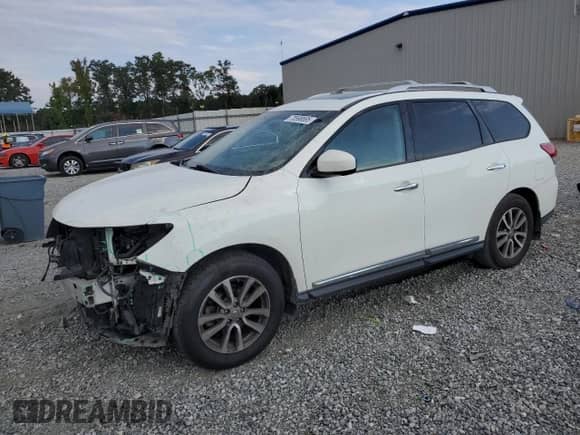 2015 Nissan Pathfinder SL with VIN 5N1AR2MN4FC651159, listed as a Copart auction lot 70598595 with 118,562 mi miles and Clean title. Bid and sale history available at DreamBid. Image 1.