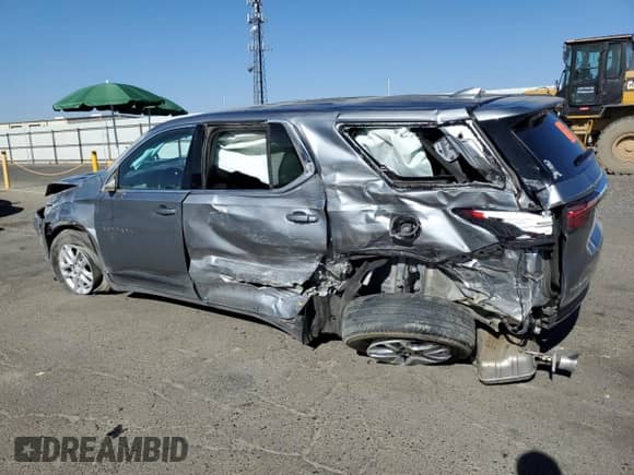 2023 Chevrolet Traverse LS with VIN 1GNERFKWXPJ276617, listed as a Copart auction lot 69317415 with 39,684 mi miles and Salvage title. Bid and sale history available at DreamBid. Image 2.