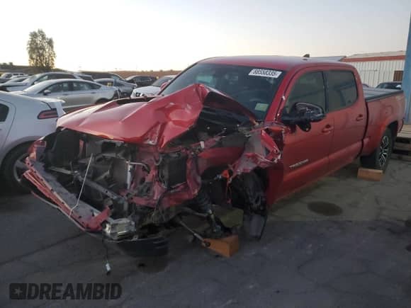 2021 Toyota Tacoma SR5 with VIN 3TYBZ5DN6MT000982, listed as a Copart auction lot 88558335 with 28,991 mi miles and Salvage title. Bid and sale history available at DreamBid. Image 1.