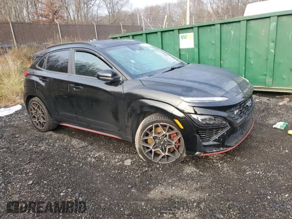 2023 Hyundai Kona с VIN KM8KH3AC0PU008061, выставлен на аукционе Copart как лот 85089534 с пробегом 29 820 миль миль и Списание • Salvage title. История ставок и продаж доступна на DreamBid. Изображение 4.