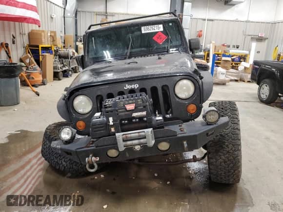 2007 Jeep Wrangler Unlimited Rubicon with VIN 1J4GA69187L174895, listed as a Copart auction lot 69626215 with Not provided miles and Clean title. Bid and sale history available at DreamBid. Image 5.