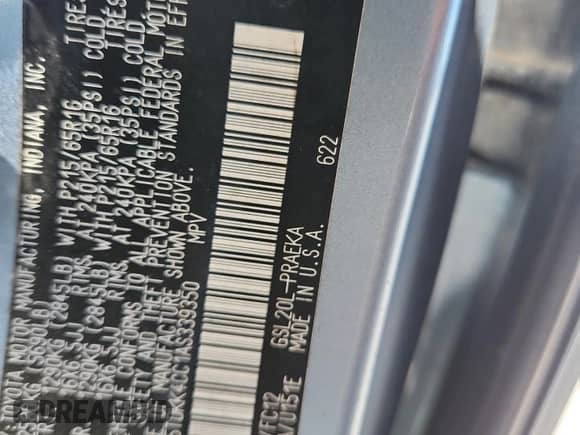 2010 Toyota Sienna CE z VIN 5TDKK4CC1AS339350, wystawiony jako Copart lot #82258545 z przebiegiem 170 742 mil mil oraz Czysty tytuł • Clean title. Historia ofert i sprzedaży dostępna na DreamBid. Obrazek 13.