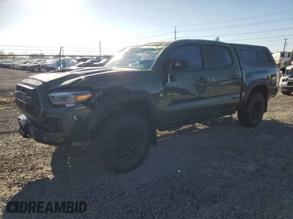 2020 Toyota Tacoma SR5 with VIN 5TFCZ5AN8LX240726, listed as a Copart auction lot 80963195 with 125,228 mi miles and Salvage title. Bid and sale history available at DreamBid. Image 1.