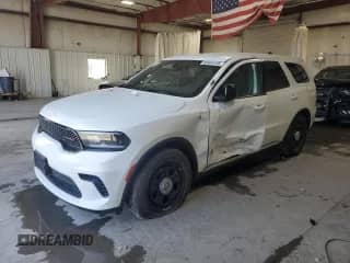 2023 Dodge Durango Pursuit z VIN 1C4RDJFG2PC691448, wystawiony jako Copart lot #68489145 z przebiegiem 48 714 mil mil oraz Szkoda całkowita • Salvage title. Historia ofert i sprzedaży dostępna na DreamBid. Obrazek 1.