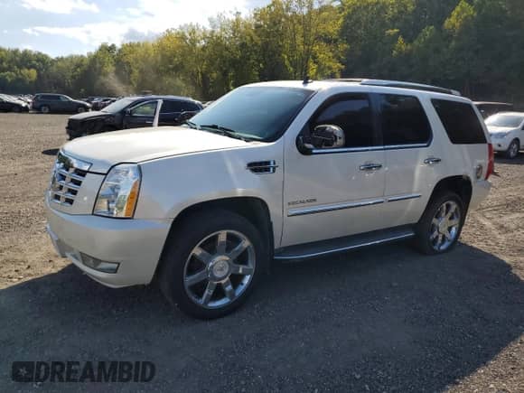 2011 Cadillac Escalade Luxury with VIN 1GYS4BEFXBR147179, listed as a Copart auction lot 80739175 with 168,944 mi miles and Salvage title. Bid and sale history available at DreamBid. Image 1.