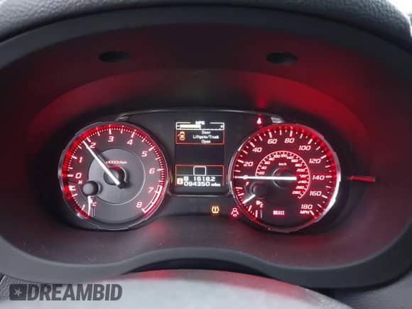 2016 Subaru WRX with VIN JF1VA1B63G9811250, listed as a IAAI auction lot 41620025 with 94,350 mi miles and . Bid and sale history available at DreamBid. Image 7.