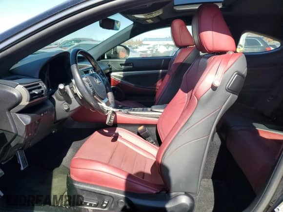 2016 Lexus RC 350 F Sport with VIN JTHSE5BC4G5006121, listed as a Copart auction lot 46882325 with 95,520 mi miles and Salvage title. Bid and sale history available at DreamBid. Image 7.