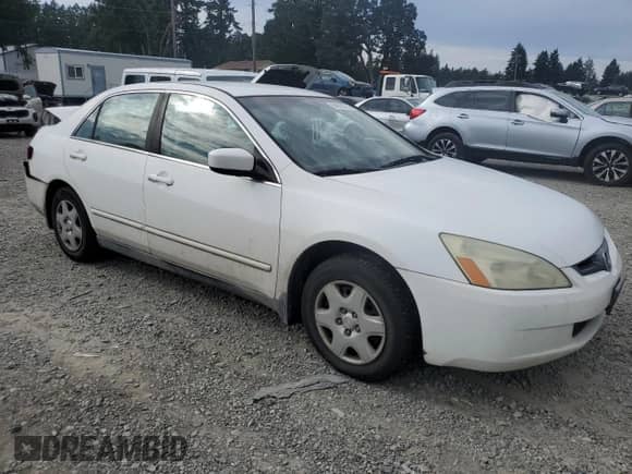 2005 Honda Accord LX with VIN 1HGCM56475A033203, listed as a Copart auction lot 69696325 with 274,297 mi miles and Salvage title. Bid and sale history available at DreamBid. Image 4.