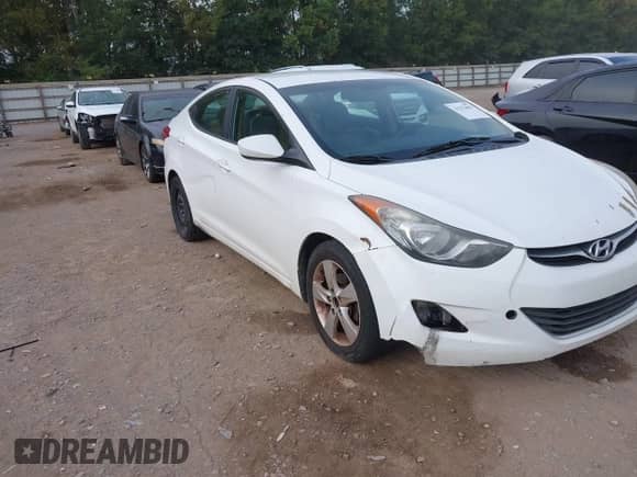 2013 Hyundai Elantra GLS with VIN 5NPDH4AE8DH301619, listed as a IAAI auction lot 43252841 with 183,338 mi miles and . Bid and sale history available at DreamBid. Image 1.