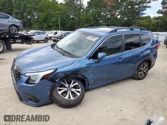 2024 Subaru Forester Limited with VIN JF2SKALC8RH442457, listed as a Copart auction lot 68108015 with 18,592 mi miles and Salvage title. Bid and sale history available at DreamBid. Image 1.