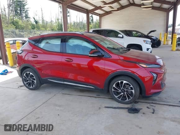 2022 Chevrolet Bolt EUV Premier z VIN 1G1FZ6S00N4117733, wystawiony jako IAAI lot #42504454 z przebiegiem 74 647 mil mil oraz . Historia ofert i sprzedaży dostępna na DreamBid. Obrazek 13.