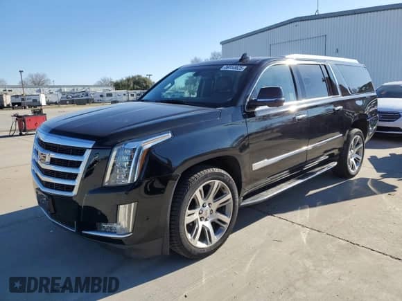 2017 Cadillac Escalade ESV z VIN 1GYS3GKJ4HR317277, wystawiony jako Copart lot #89153825 z przebiegiem 121 130 mil mil oraz Czysty tytuł • Clean title. Historia ofert i sprzedaży dostępna na DreamBid. Obrazek 1.