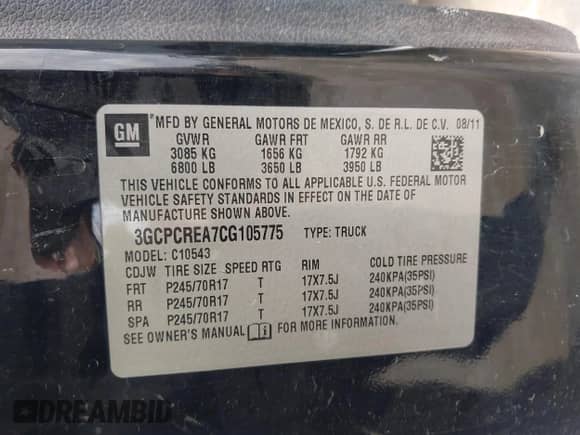 2012 Chevrolet Silverado 1500 LS z VIN 3GCPCREA7CG105775, wystawiony jako IAAI lot #41752232 z przebiegiem 271 970 mil mil oraz . Historia ofert i sprzedaży dostępna na DreamBid. Obrazek 9.