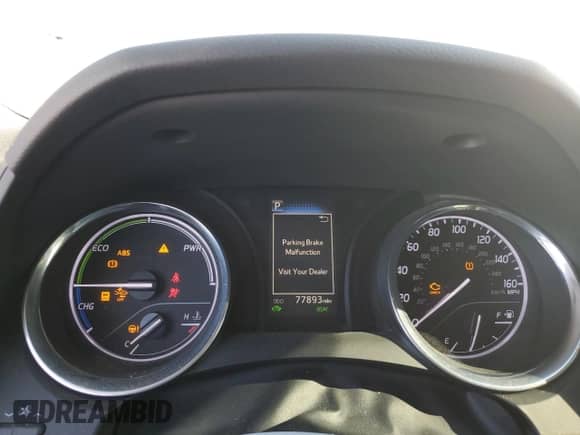 2019 Toyota Camry Hybrid LE с VIN 4T1B21HK0KU520835, выставлен на аукционе Copart как лот 71049445 с пробегом 77 893 миль миль и Списание • Salvage title. История ставок и продаж доступна на DreamBid. Изображение 9.