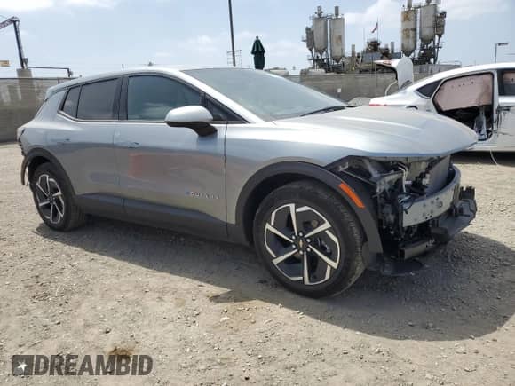 2025 Chevrolet Equinox EV LT с VIN 3GN7DLRP8SS157489, выставлен на аукционе Copart как лот 61866685 с пробегом 10 599 миль миль и Списание • Salvage title. История ставок и продаж доступна на DreamBid. Изображение 4.