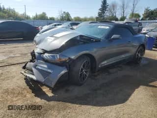 2022 Ford Mustang EcoBoost Premium with VIN 1FATP8UHXN5125661, listed as a Copart auction lot 80510305 with 48,652 mi miles and Salvage title. Bid and sale history available at DreamBid. Image 1.
