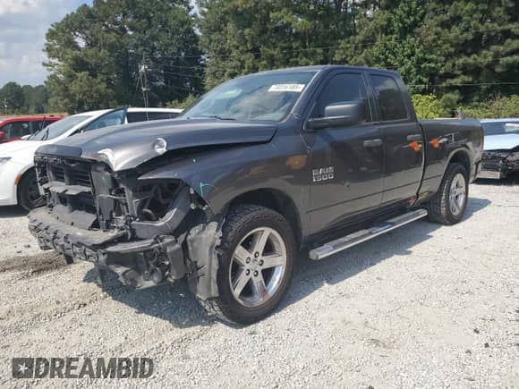 2016 Ram 1500 Tradesman with VIN 1C6RR6FG9GS304860, listed as a Copart auction lot 70316185 with 162,672 mi miles and Salvage title. Bid and sale history available at DreamBid. Image 1.