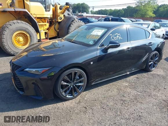 2023 Lexus IS 350 F Sport with VIN JTHGZ1B28P5060791, listed as a IAAI auction lot 42752677 with 16,728 mi miles and . Bid and sale history available at DreamBid. Image 2.