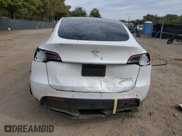 2021 Tesla Model Y Long Range z VIN 5YJYGDEE8MF298797, wystawiony jako Copart lot #81093005 z przebiegiem 54 687 mil mil oraz Szkoda całkowita • Salvage title. Historia ofert i sprzedaży dostępna na DreamBid. Obrazek 6.