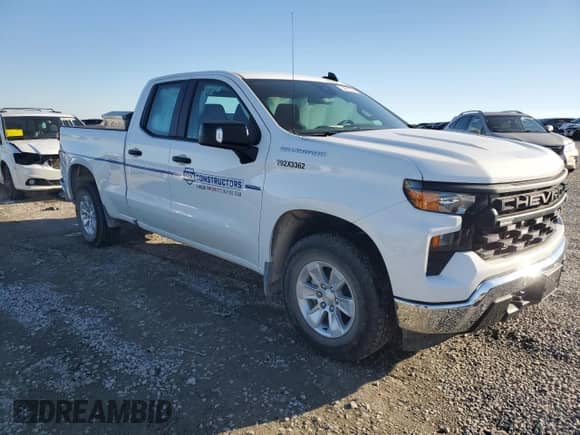 2024 Chevrolet Silverado 1500 Work Truck с VIN 1GCRAAED6RZ283261, выставлен на аукционе Copart как лот 84687384 с пробегом 1 955 миль миль и Списание • Salvage title. История ставок и продаж доступна на DreamBid. Изображение 4.