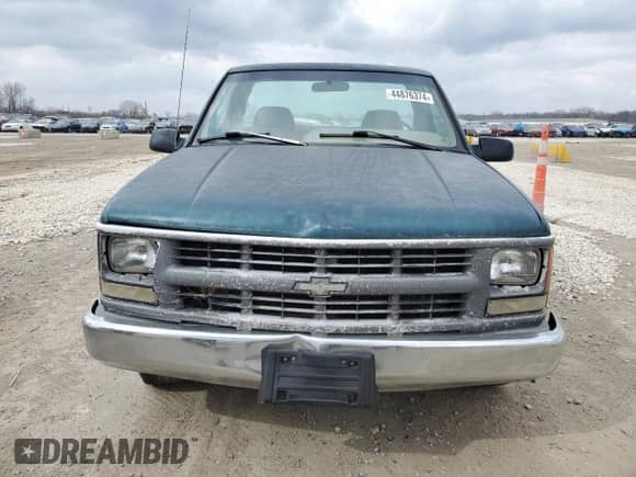 1996 Chevrolet Silverado 1500 with VIN 1GCEC14W0TZ148697, listed as a Copart auction lot 44876374 with 209,595 mi miles and Salvage title. Bid and sale history available at DreamBid. Image 5.