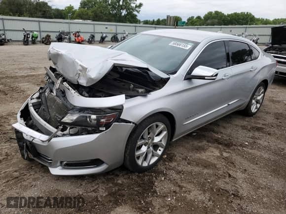2019 Chevrolet Impala Premier с VIN 2G1105S38K9141005, выставлен на аукционе Copart как лот 58566155 с пробегом 93 227 миль миль и Списание • Salvage title. История ставок и продаж доступна на DreamBid. Изображение 1.