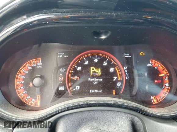 2021 Dodge Durango SRT Hellcat with VIN 1C4SDJH91MC799541, listed as a Copart auction lot 56718825 with 25,478 mi miles and Clean title. Bid and sale history available at DreamBid. Image 9.