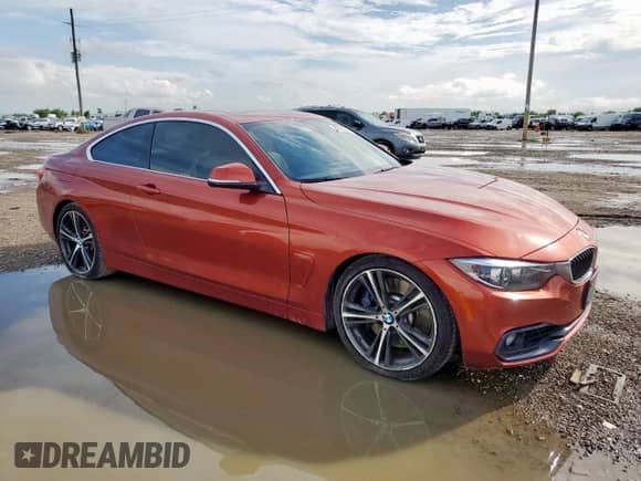2019 BMW 4 Series 440i z VIN WBA4W7C56KAG52795, wystawiony jako Copart lot #64088255 z przebiegiem 41 337 mil mil oraz Szkoda całkowita • Salvage title. Historia ofert i sprzedaży dostępna na DreamBid. Obrazek 4.